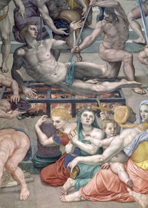 Das Martyrium des Hl. Laurentius (Detail)