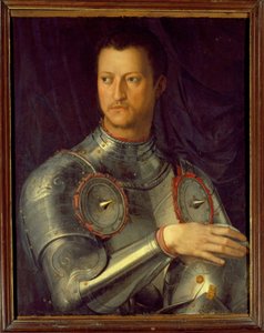 Porträt von Cosimo I. (1519-74) de Medici von Agnolo Bronzino