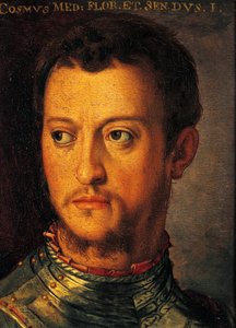 Porträt von Cosimo I de Medici von Agnolo Bronzino