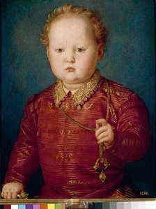 Porträt von Garcia de Medici als Kind von Agnolo Bronzino