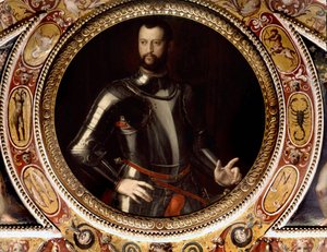 Porträt von Jean de Medicis (Giovanni dalle Bande Nere) (1498-1526) von Agnolo Bronzino