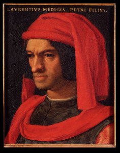 Porträt von Lorenzo il Magnifico von Agnolo Bronzino