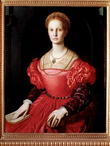 Porträt von Lucrezia Panciatichi, Ehefrau von Bartolomeo Panciatichi