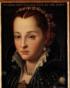 Porträt von Lucrezia de Medici (1545-1561) von Agnolo Bronzino