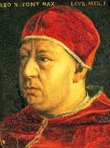 Porträt von Papst Leo X. (Giovanni di Lorenzo de