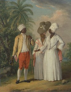 Freie Westindische Dominikaner, freie Eingeborene von Dominica, ca. 1770