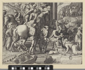 Anbetung der Könige (Teil unten links)