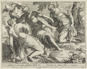Merkur und die Grazien