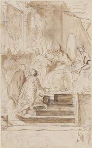 Die Heiligsprechung des Ignatius von Loyola von Agostino Masucci