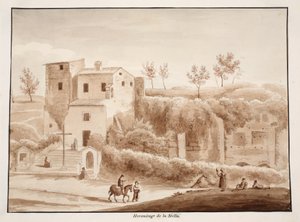Einsiedelei der Madonna della Stella, 1833 von Agostino Tofanelli