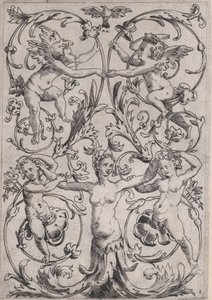 Ornamentales Panel, ca. 1514-1536