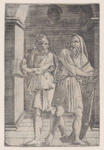 Die Philosophen, ca. 1514-36 von Agostino Veneziano