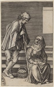 Bauer und Eierfrau