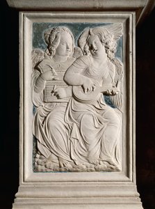 Musizierende Engel von Agostino di Duccio
