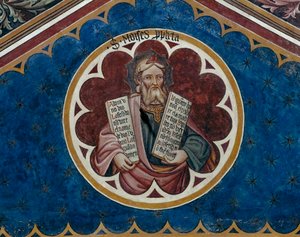 Moses (Detail der vierten Spannweite der Decke)