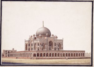 Das Grab von Humayun, ca. 1820 von Agra School