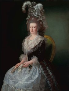 Porträt von María Josefa Piscatori, Marquesa de San Andrés (1757-1807), Ehefrau von Pedro López de Lerena