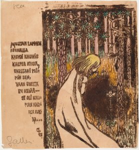 Blume des Todes von Akseli Gallen-Kallela