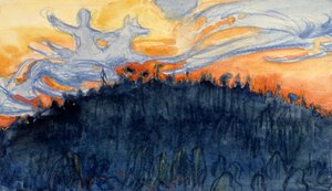 Impivaara aus der Ferne von Akseli Gallen-Kallela