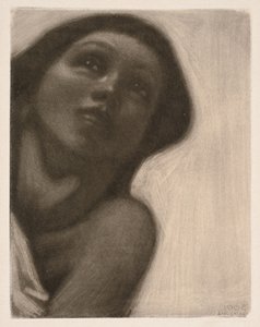 Mezzotinto (Thema aus dem Jusélius-Mausoleum-Fresko "Der Frühling") von Akseli Gallen-Kallela