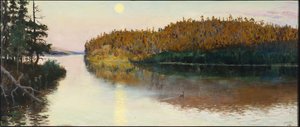 Landschaft in Kuhmo, 1890
