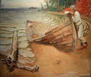A. Gallen-Kallela, Das wehklagende Boot