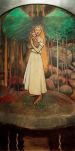 Marjatta und Christuskind von Akseli Valdemar Gallen Kallela