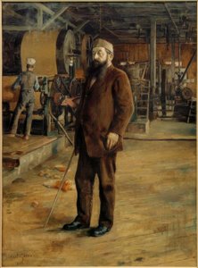 Porträt des Industriellen Gustav Adolf Serlachius von Akseli Valdemar Gallen Kallela
