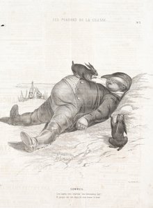 Die Freuden der Jagd: Schlaf von Alade Joseph Lorentz