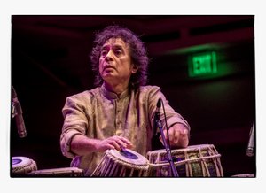 Zakir Hussain im Schermerhorn Symphony Center, Nashville, 2018 von Alan Messer