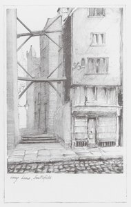 Londoner Gassen: Long Lane, Smithfield