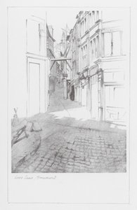 Londoner Gassen: Love Lane, Monument von Alan Stapleton