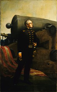Der erste Schuss bei Fort Sumter Major Robert Anderson, ca. 1861 von Alban Jasper Conant