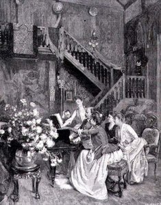 Musik studieren von Albert (after) Aublet