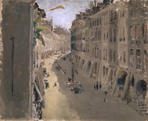 Gerechtigkeitsgasse in Bern, ca. 1880-90 von Albert Anker