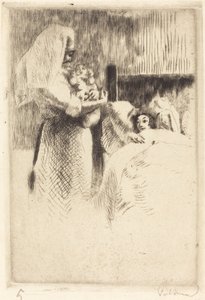 Geburtsanzeige für Anne-Élisabeth Besnard von Albert Besnard