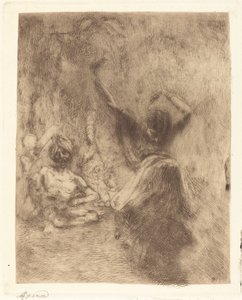 Die Tänzerin von Tanjore von Albert Besnard