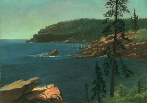 Kalifornische Küste von Albert Bierstadt