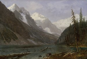 Kanadische Rockies (Lake Louise) von Albert Bierstadt