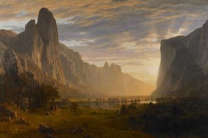Blick ins Yosemite-Tal, Kalifornien