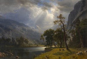 Mount Starr King, Yosemite von Albert Bierstadt