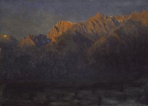 Sonnenaufgang in den Sierras von Albert Bierstadt