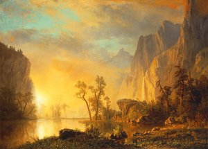 Sonnenuntergang in den Rockies