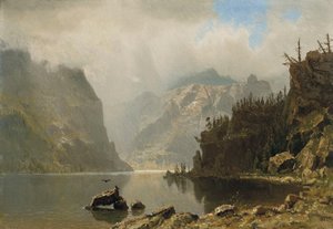 Westliche Landschaft von Albert Bierstadt