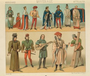 "Le Costume Historique" (Die vollständige Kostümgeschichte) von Auguste Racinet, Band IV von Albert Charles August Racinet