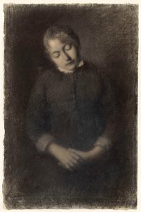 Porträt der schlafenden Ehefrau des Künstlers (Marie Guilloux)
