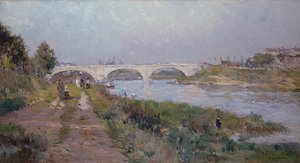Die Brücke über die Marne bei Charenton