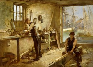 Die Werkstatt des Schiffbauers
