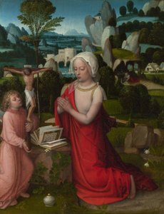 Die Magdalena in einer Landschaft von Albert Cornelis