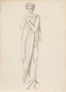 Aino Ackté als Alcestis, Skizze